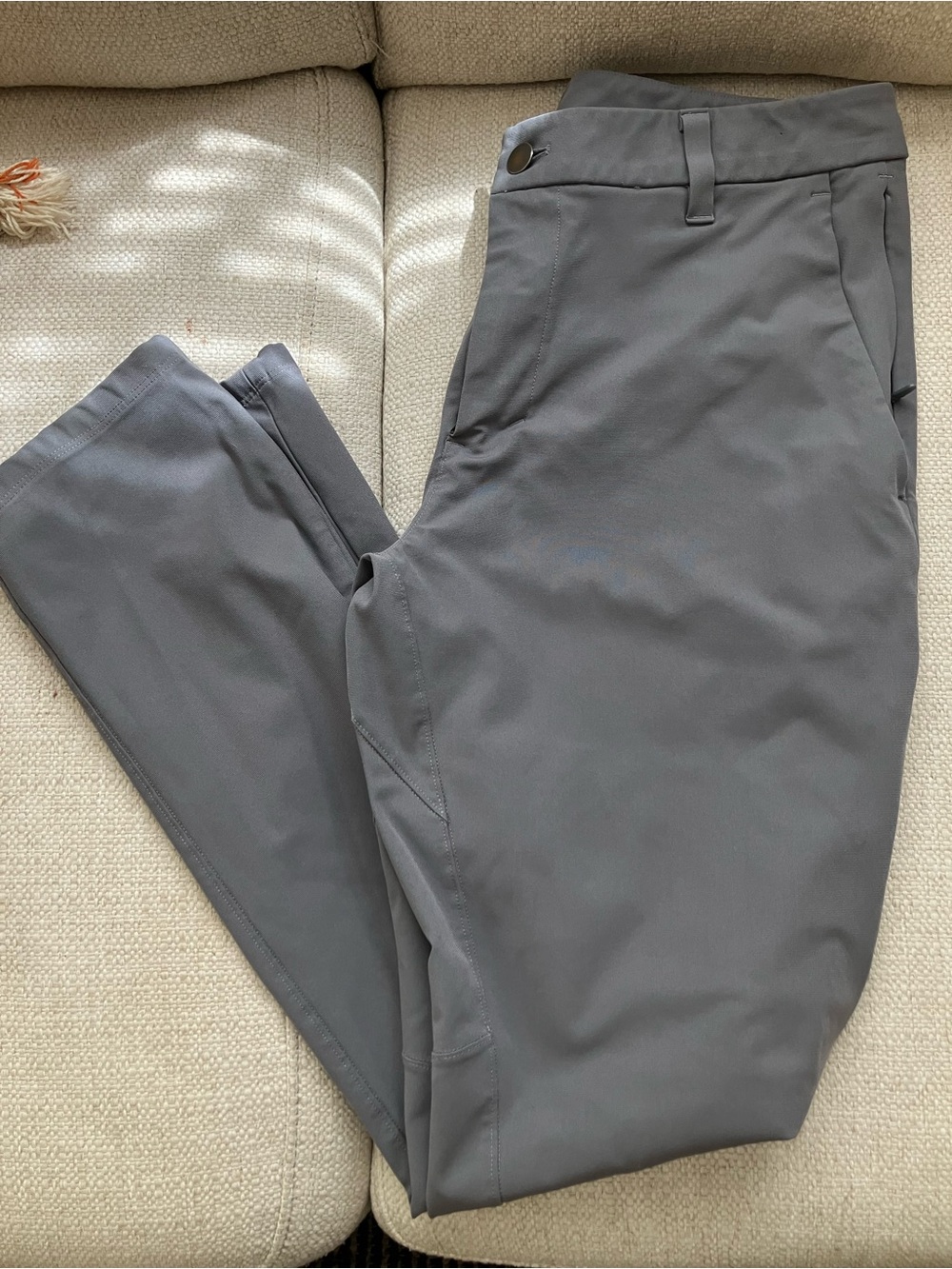 lululemon athletica Men's Slate Gray Stretch Chinos